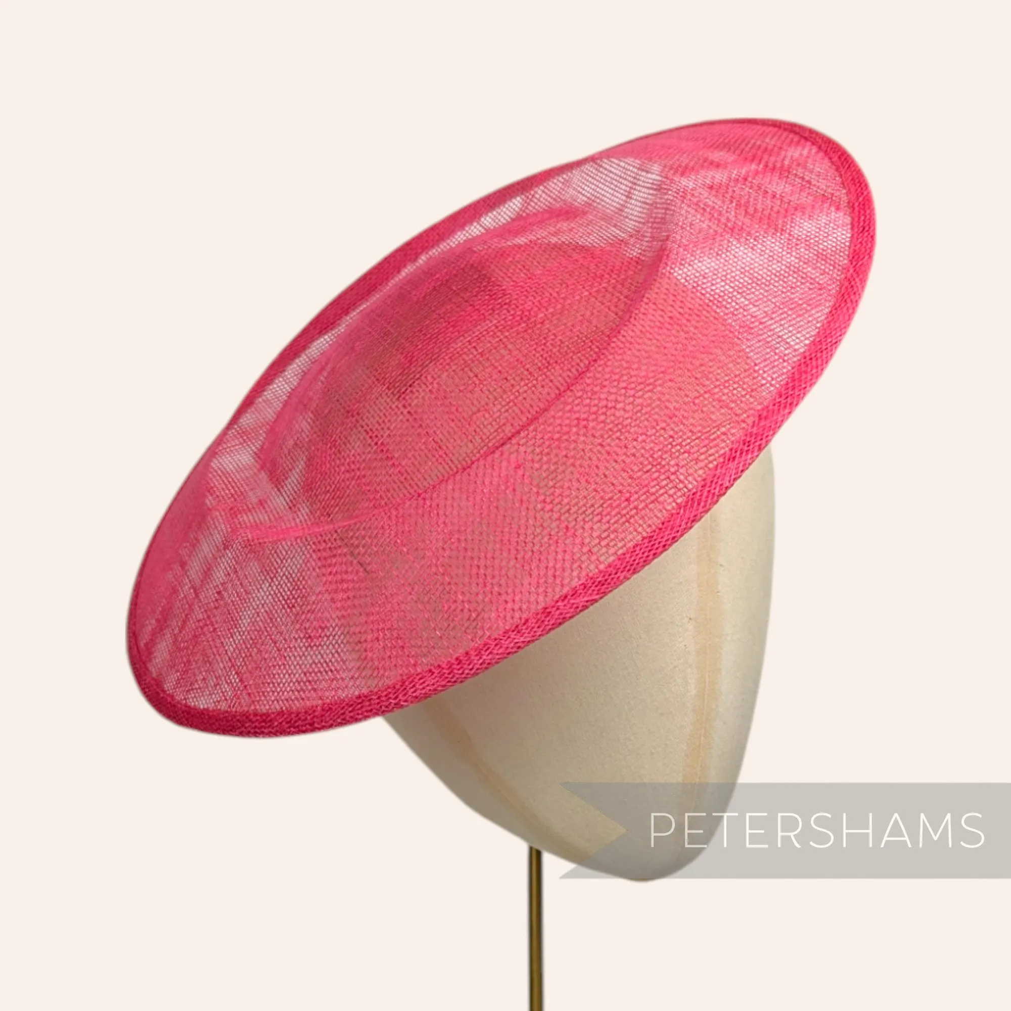 29cm Extra Large Round Saucer Sinamay Fascinator Hat Base