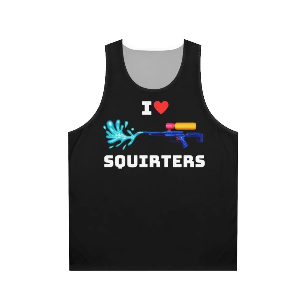 Adorable Squirrel Print Unisex Tank Top for Animal Lovers