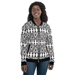 Afrocentric Geo Unisex Bomber Jacket