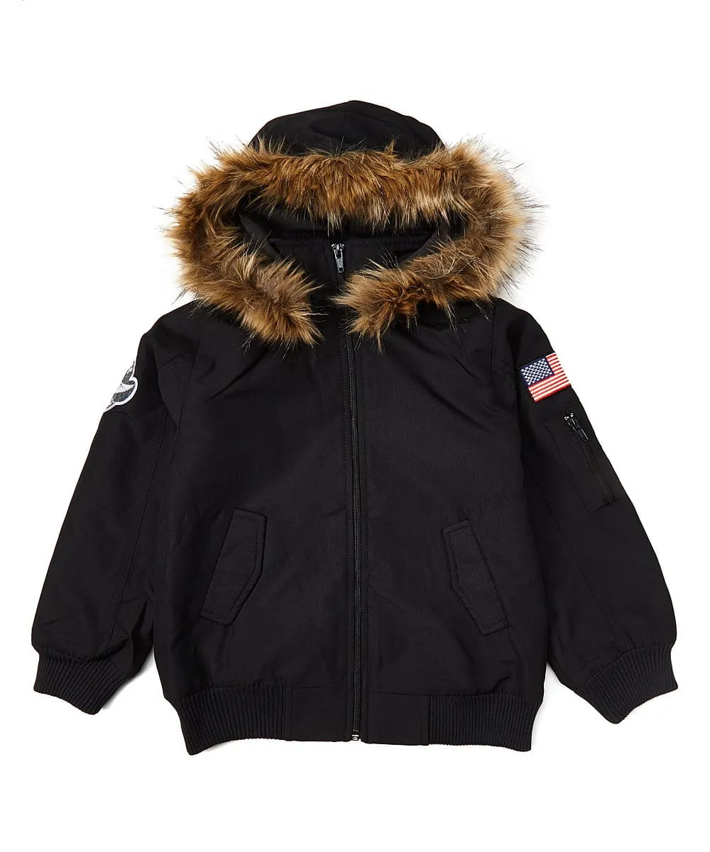 Air Force Bomber Jacket with Hood