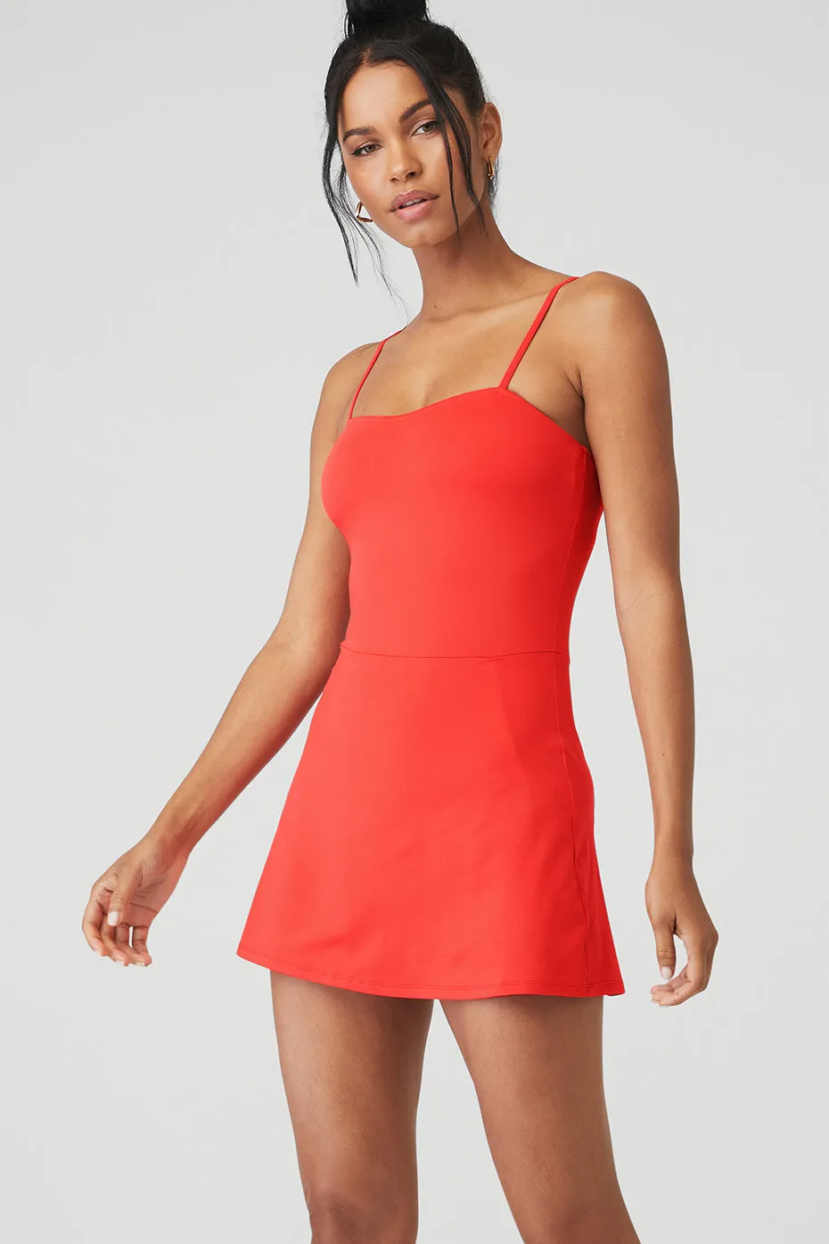 Alosoft Courtside Tennis Dress - Red Hot Summer