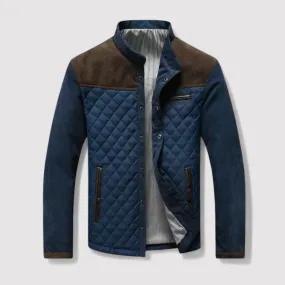 Ancien | Men's Quilted Bomber Jacket