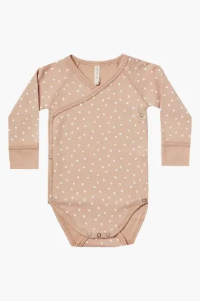 Baby Onesie Quincy Mae Side Snap  - Dots