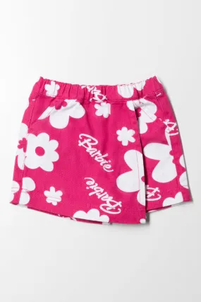 Barbie Denim Skort Pink