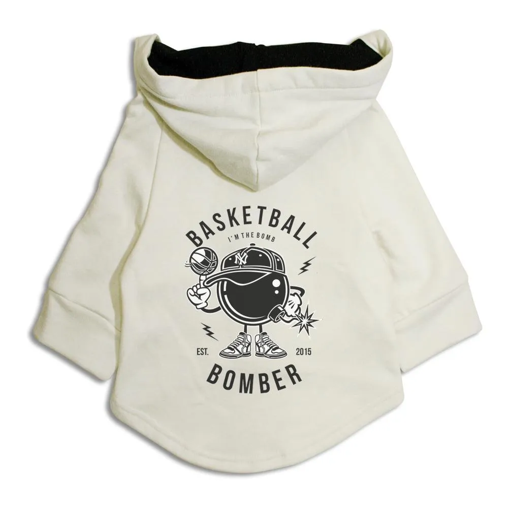 Basketball Bomber Cat Hoodie Jacket