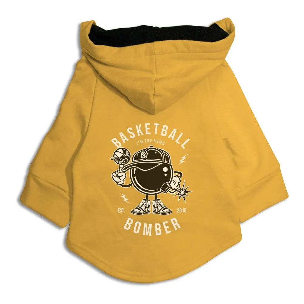 Basketball Bomber Cat Hoodie Jacket