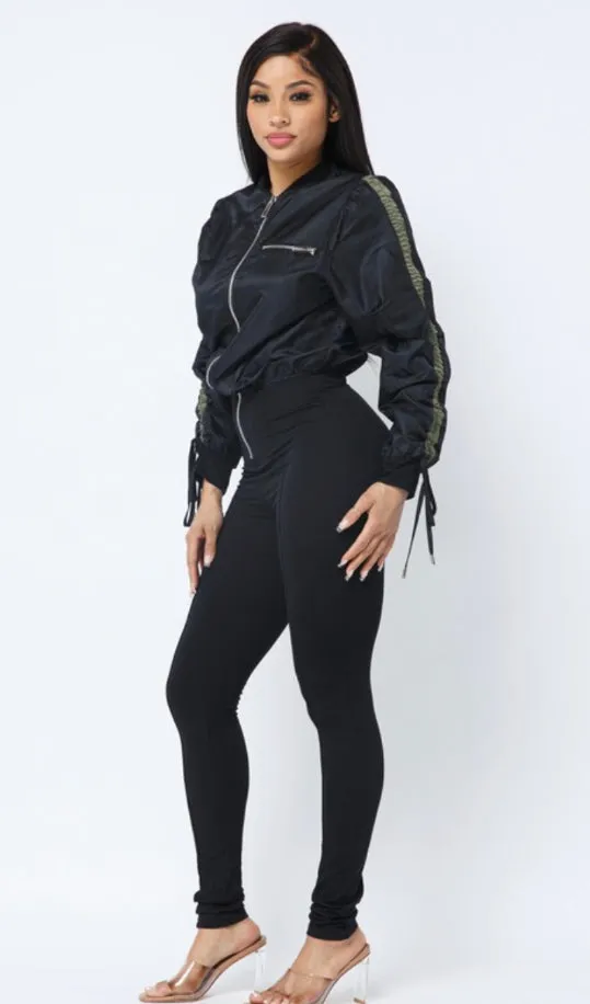 Beat It Bomber Jumpsuit