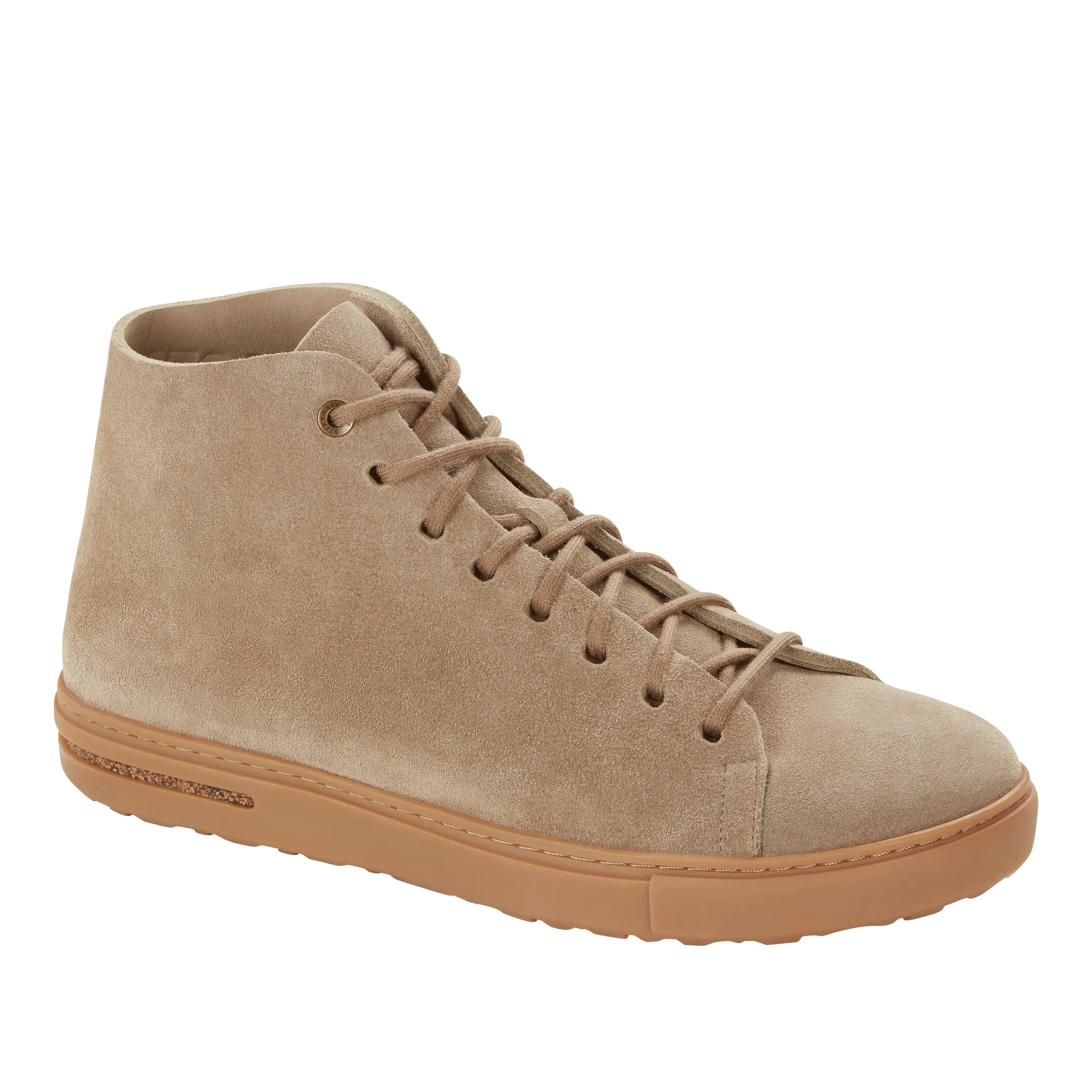 Bend Mid Taupe Suede Leather