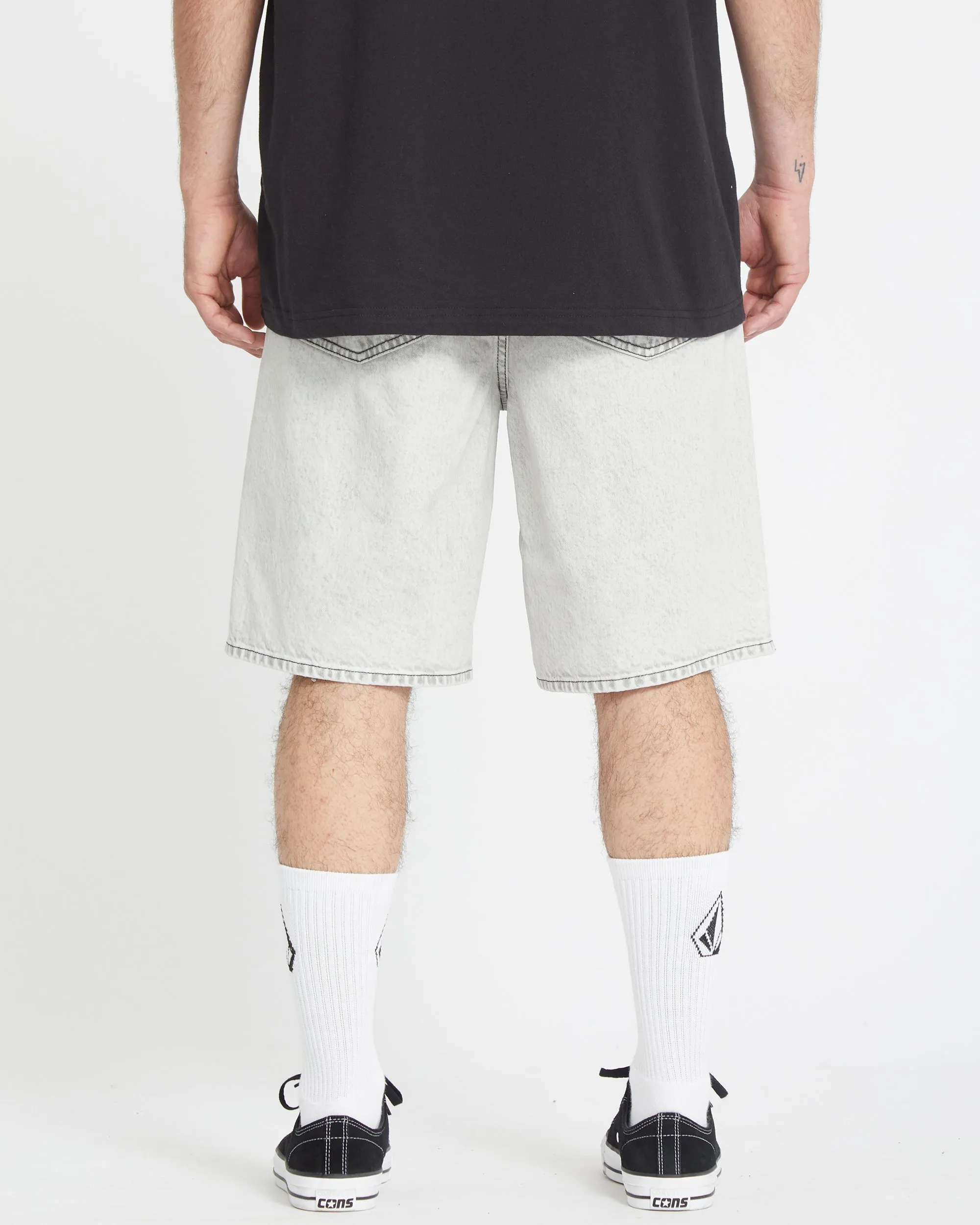 Billow Denim Short - BONE