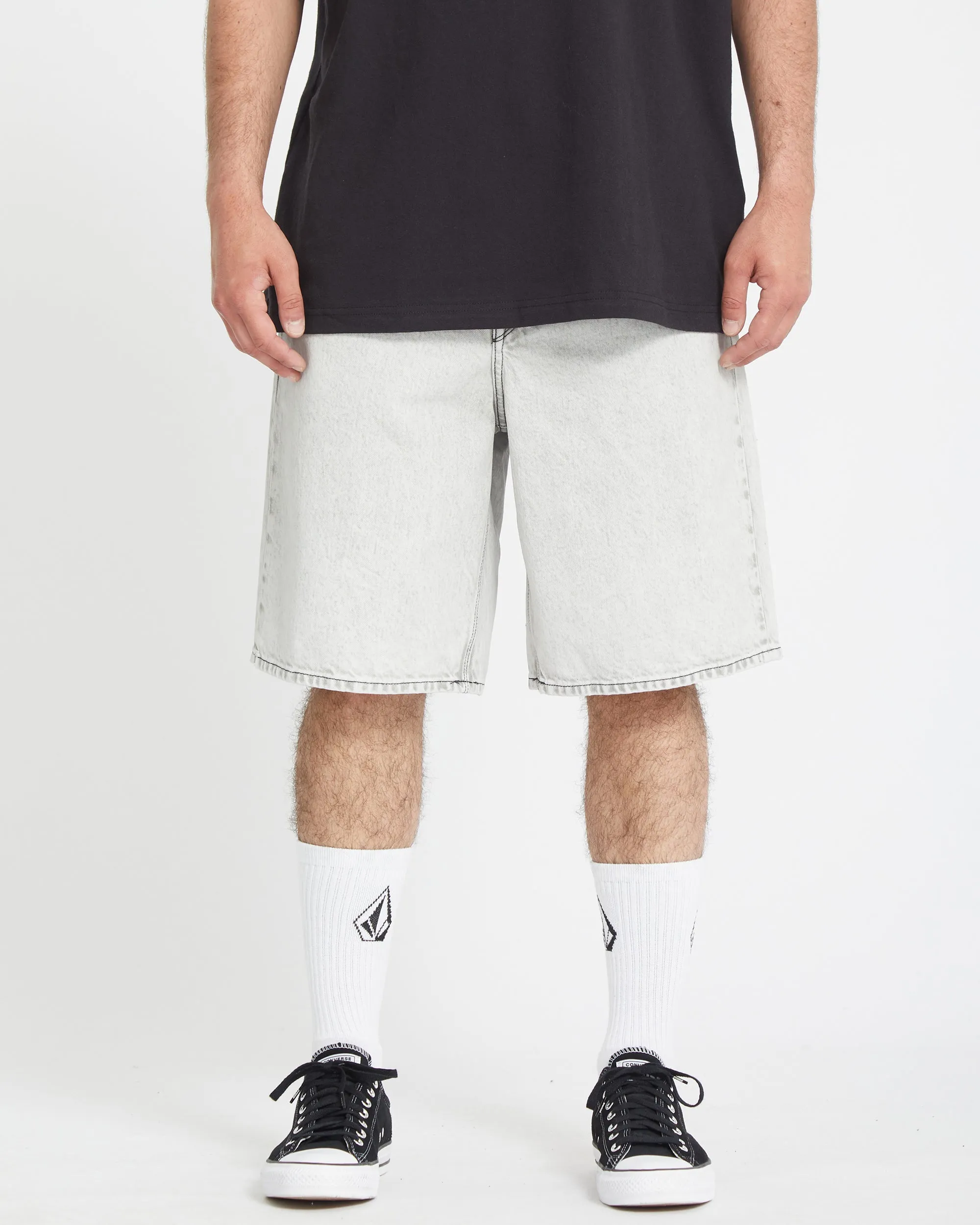 Billow Denim Short - BONE