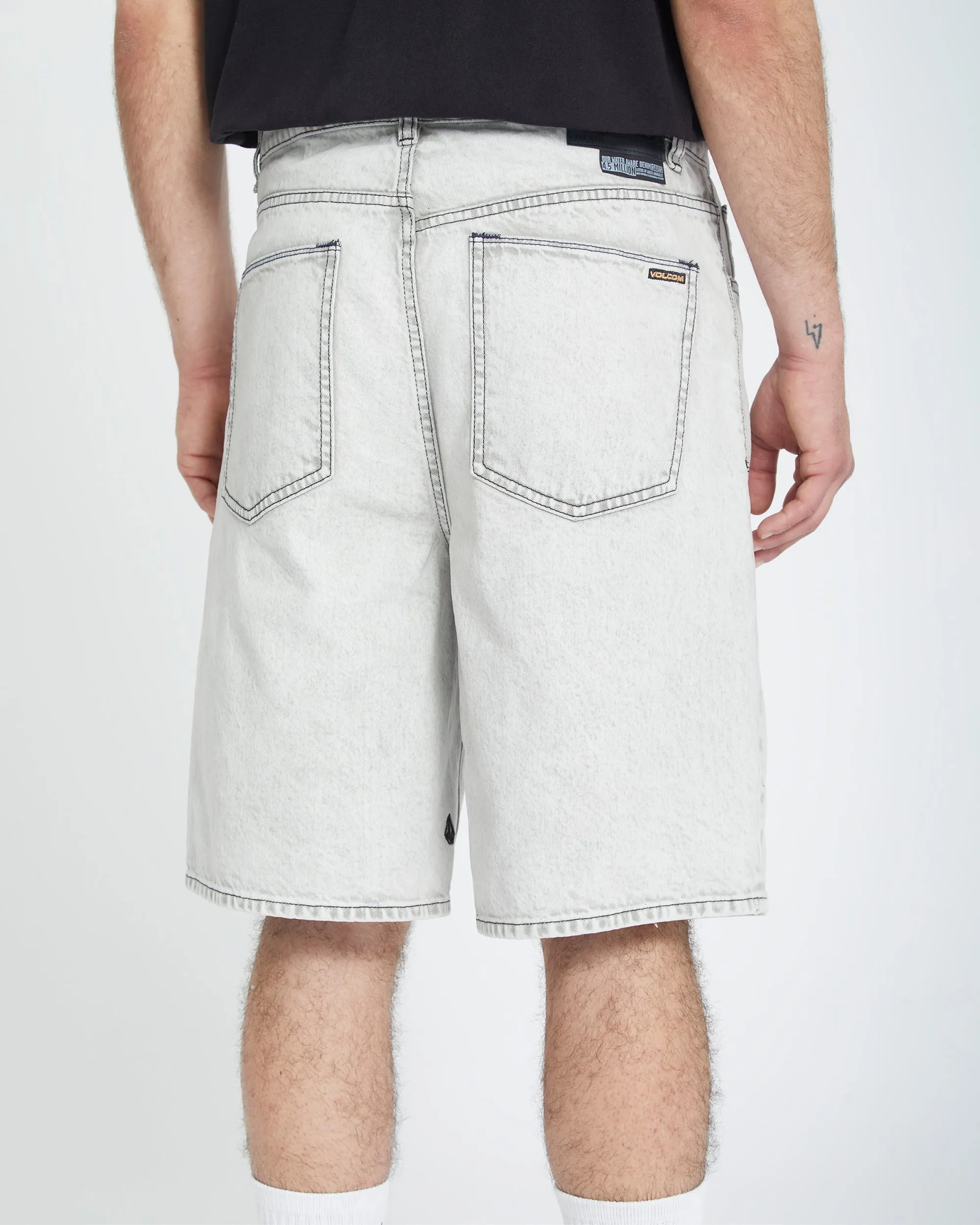 Billow Denim Short - BONE