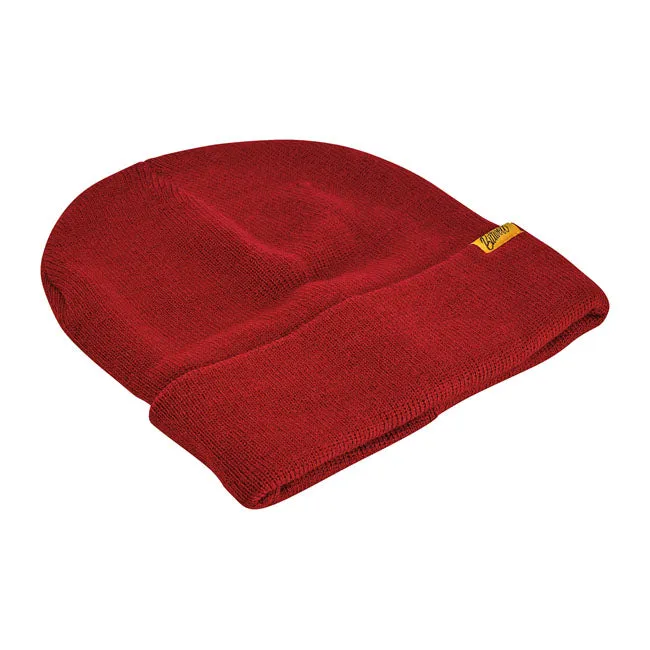 Biltwell Script Beanie Maroon