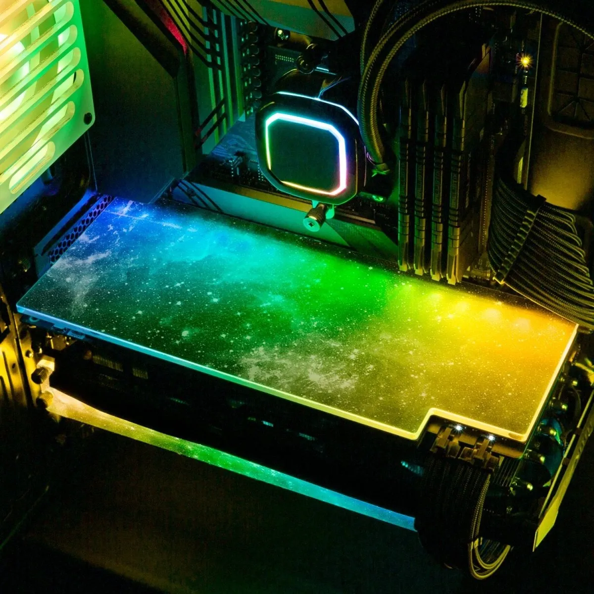 Black Space RGB GPU Backplate