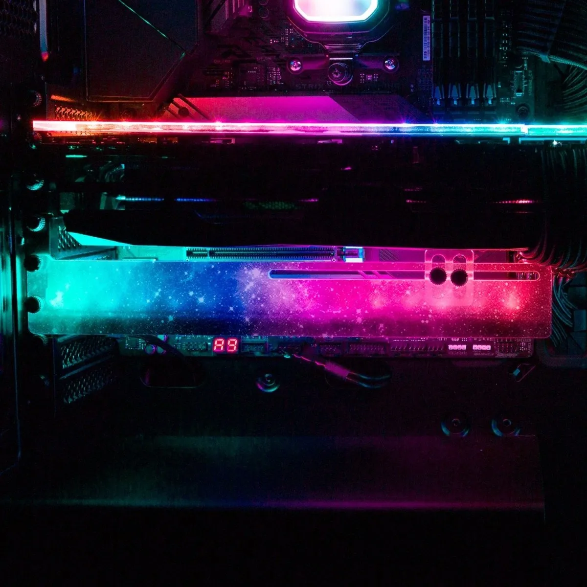 Black Space RGB GPU Support Bracket