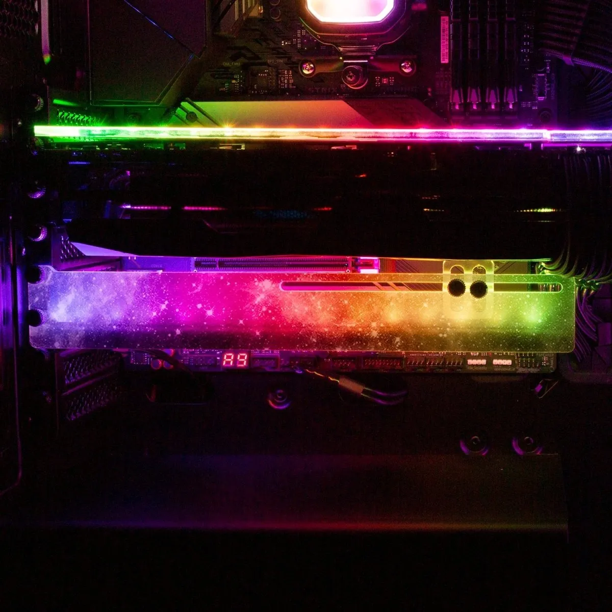 Black Space RGB GPU Support Bracket