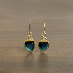 Blue Tourmaline Earrings