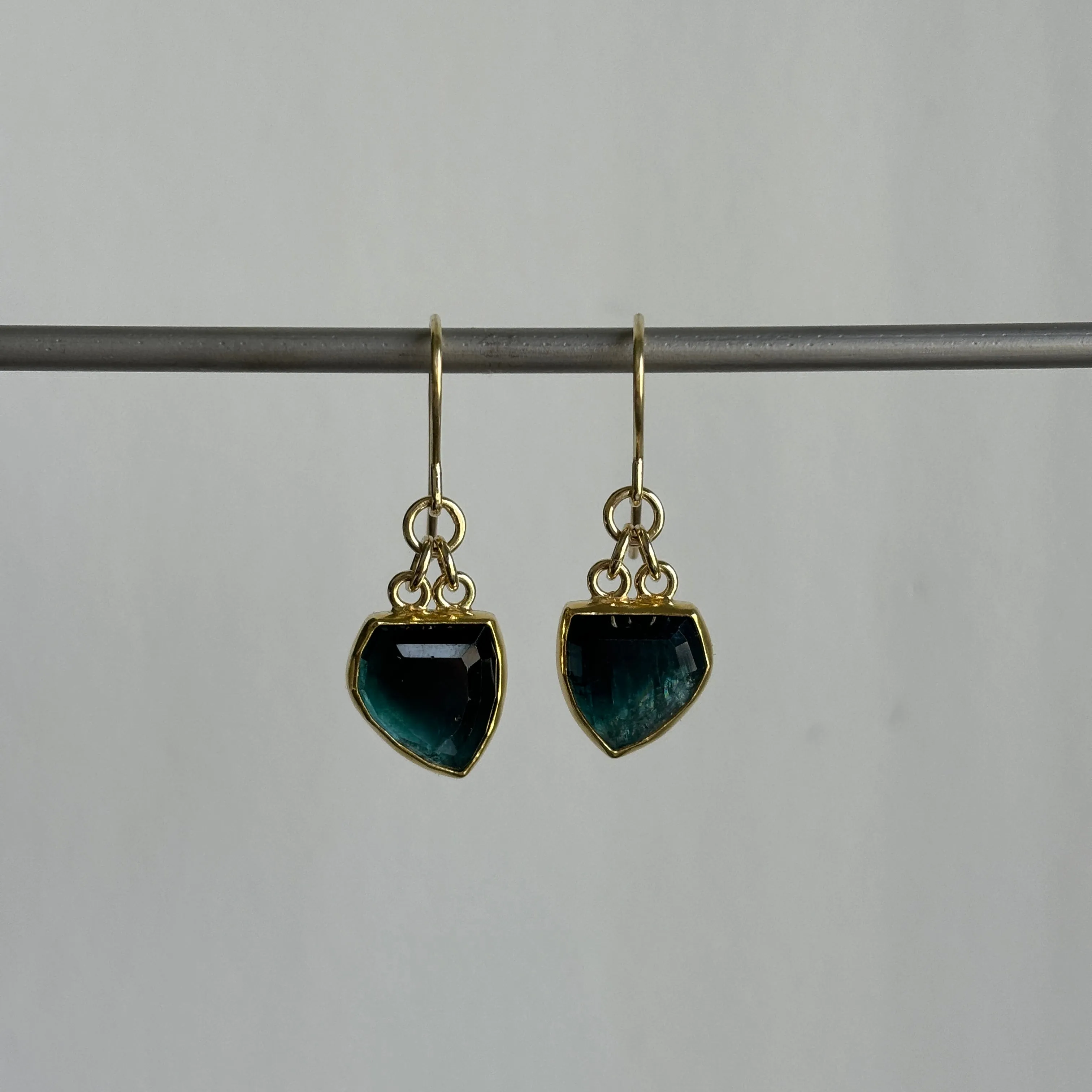 Blue Tourmaline Earrings