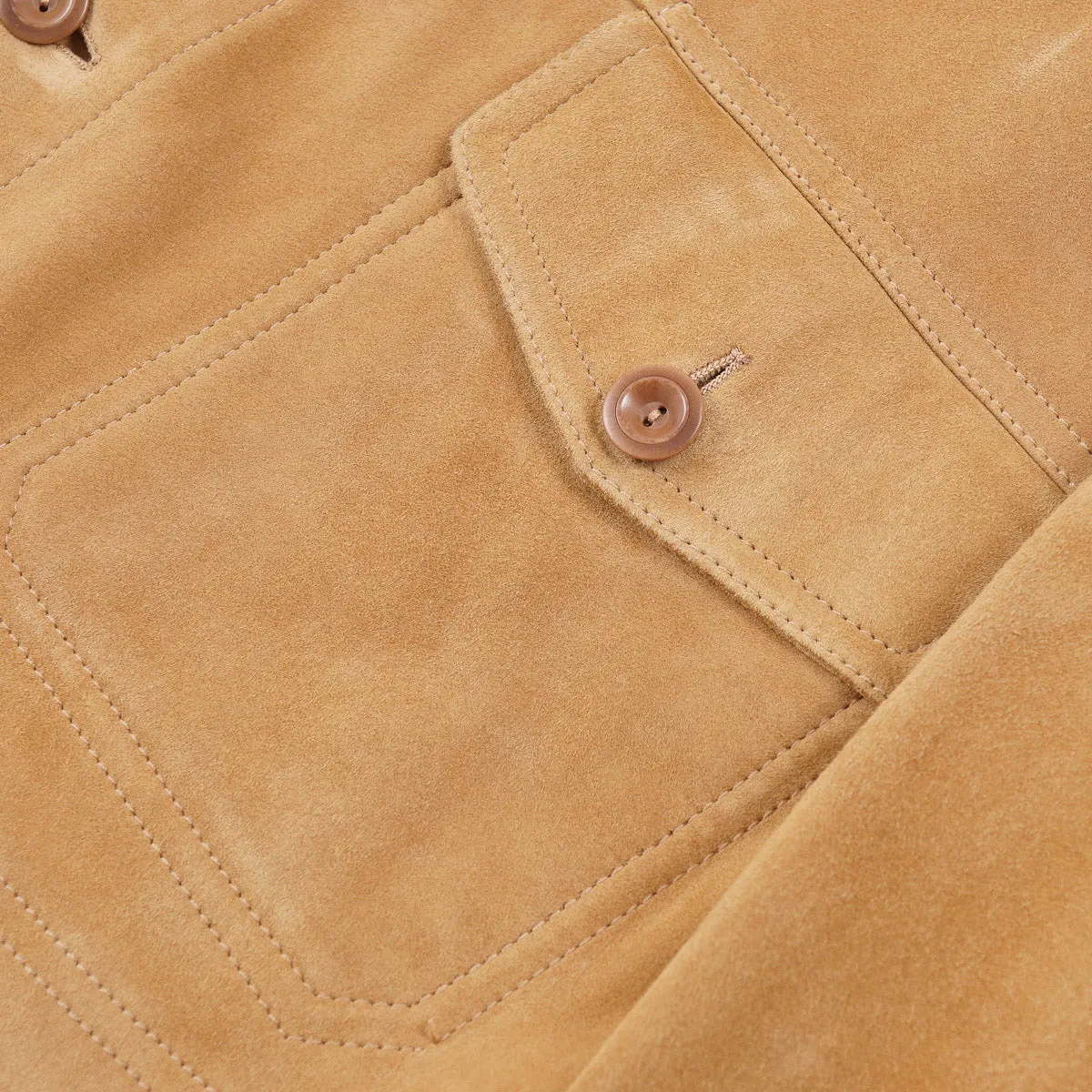 Boglioli Unlined Suede Bomber Jacket