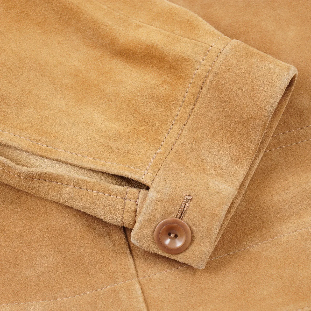 Boglioli Unlined Suede Bomber Jacket