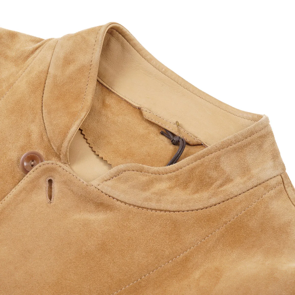 Boglioli Unlined Suede Bomber Jacket