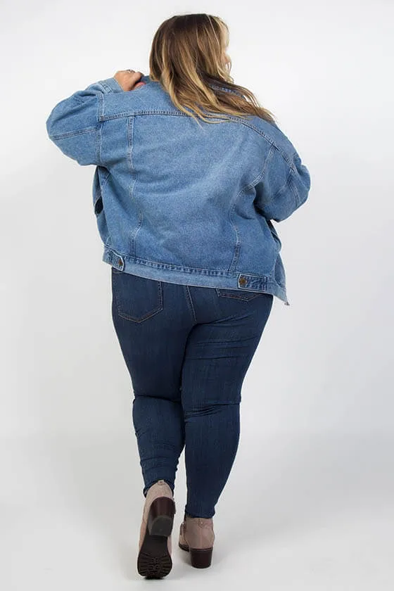 BOXY CUT DENIM JACKET