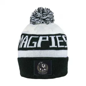 Burley Collingwood Magpies AFL YOUTH Beanie