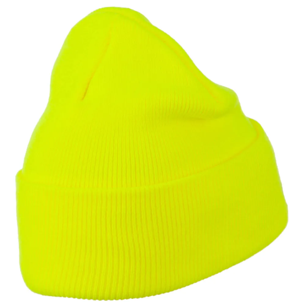 Cali Embroidered Neon Long Beanie