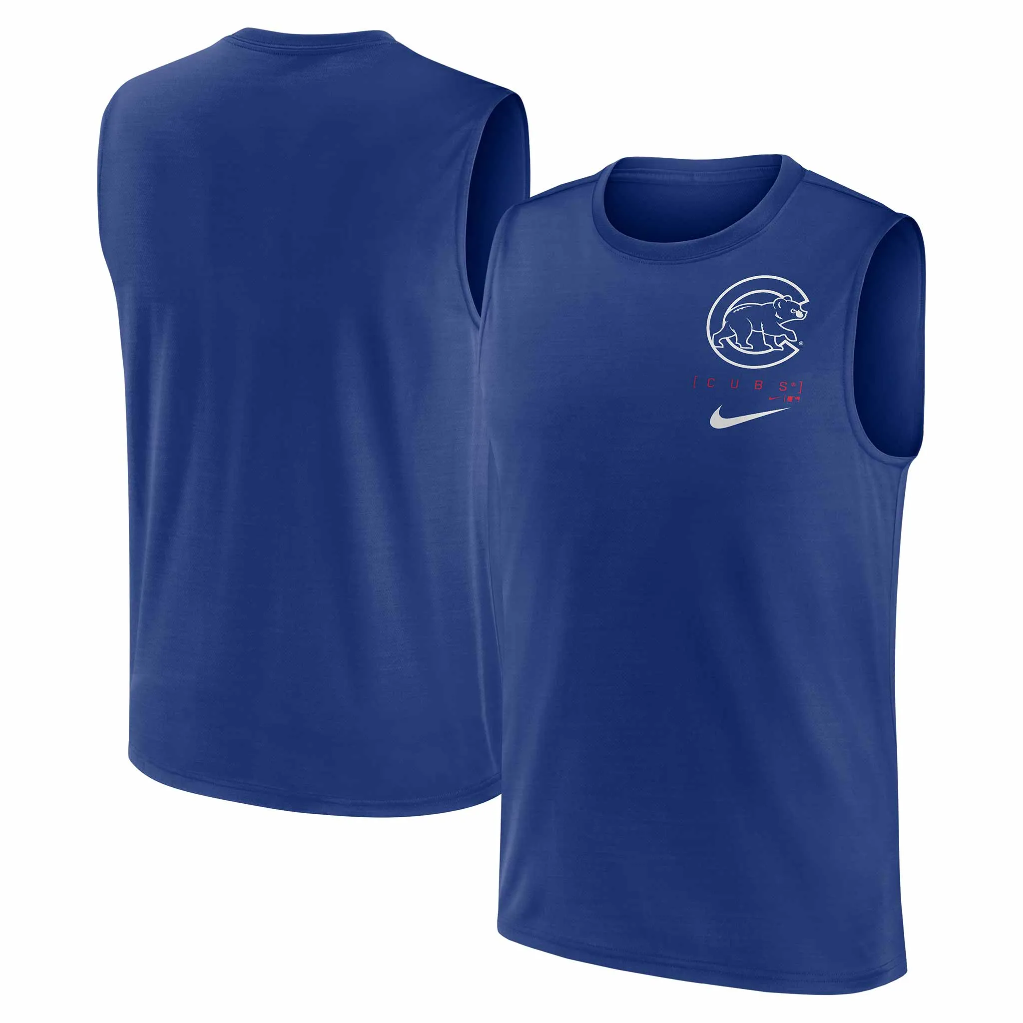 Chicago Cubs Large Muscle Logo Tank