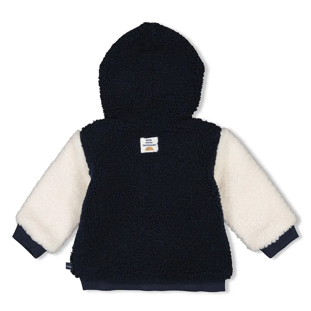 CLUB CROISSANT - Bouclé Teddy Reversible Jacket