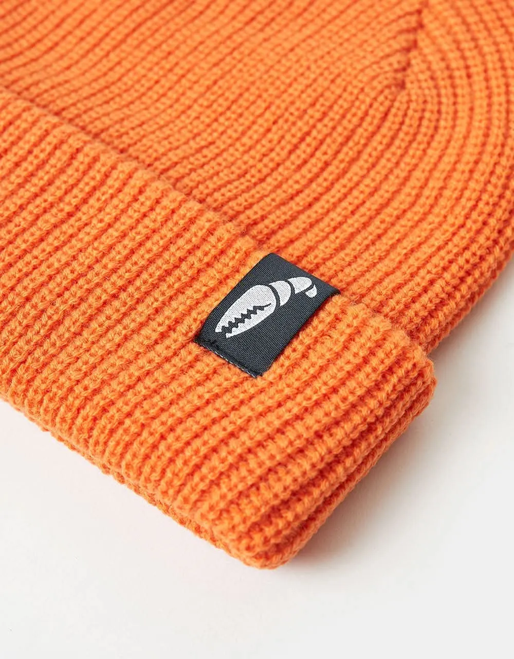 Crab Grab Claw Label Beanie - Orange