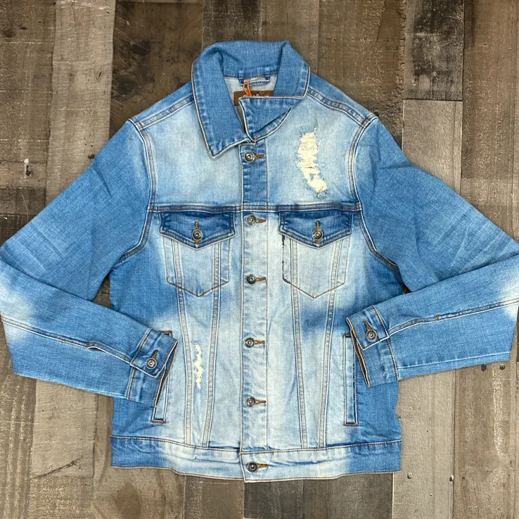 Crysp Denim- Bering denim jacket (light wash)