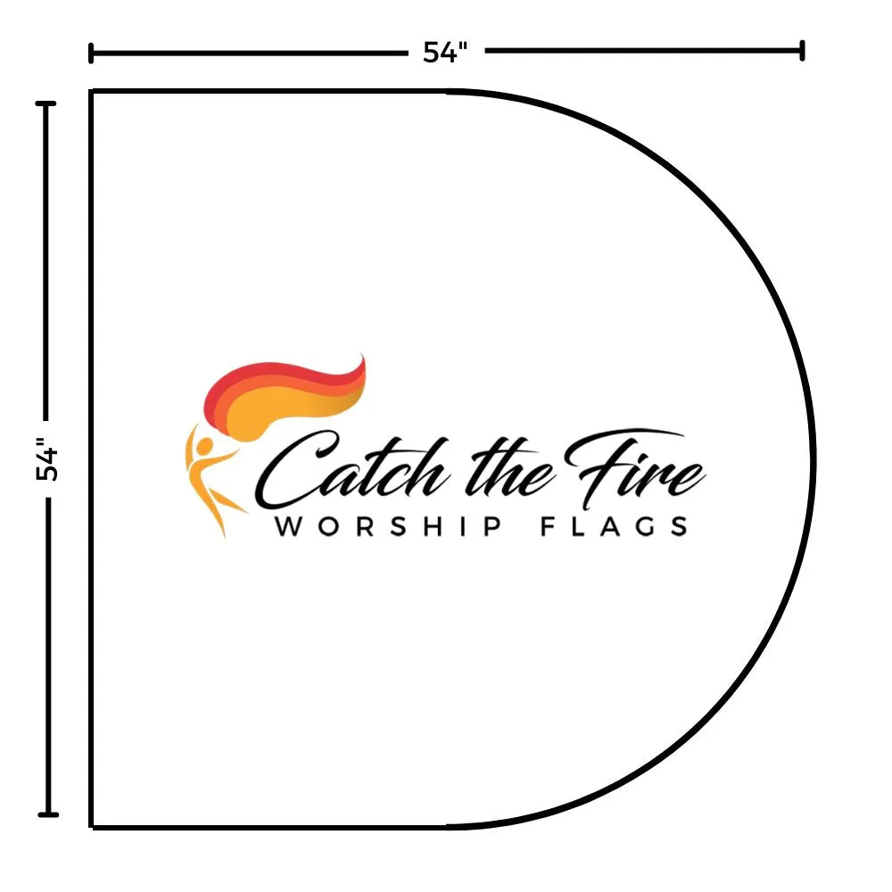 Crystal Brilliance Worship Flags