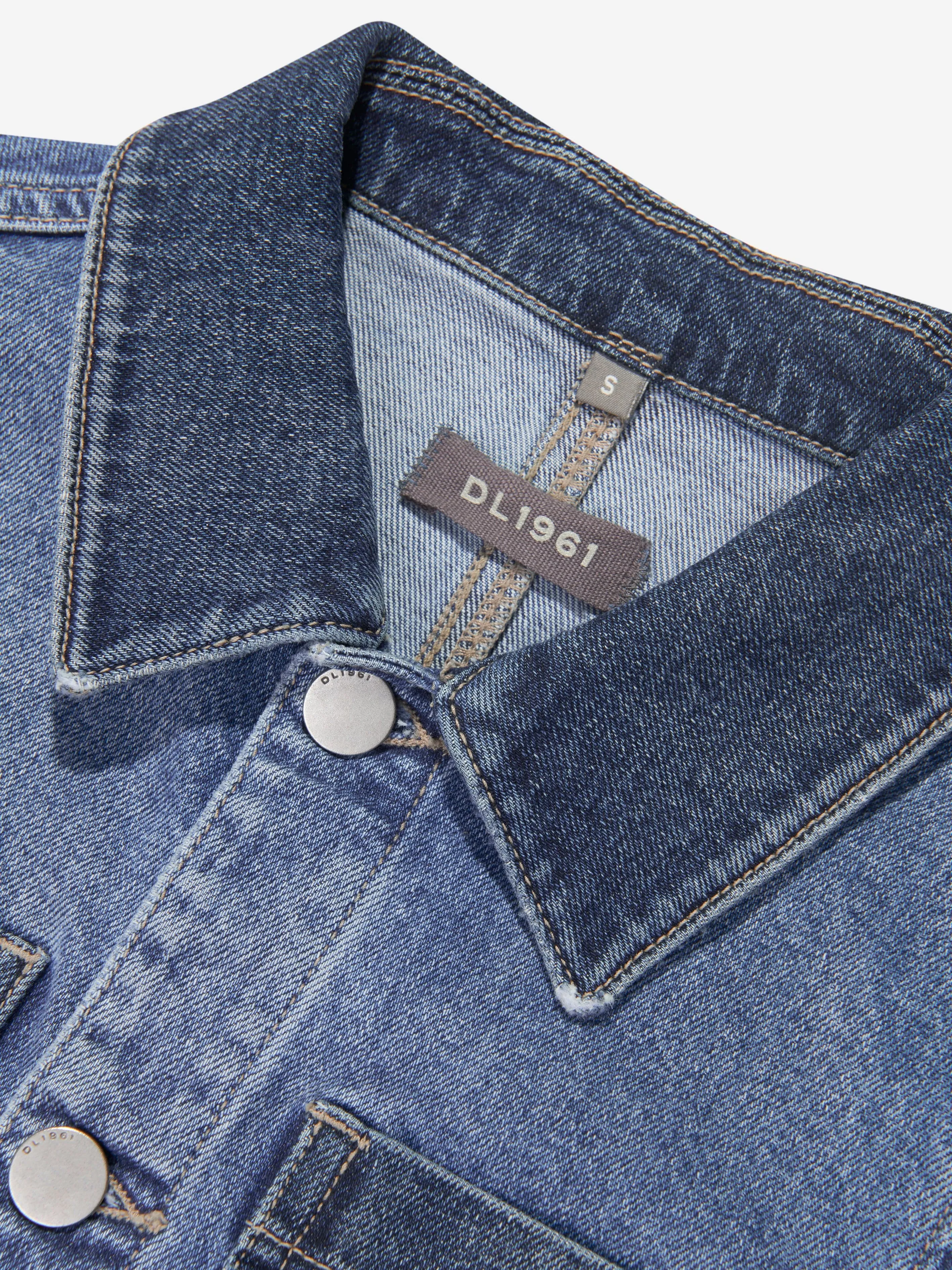 DL1961 Girls Manning Denim Jacket in Blue