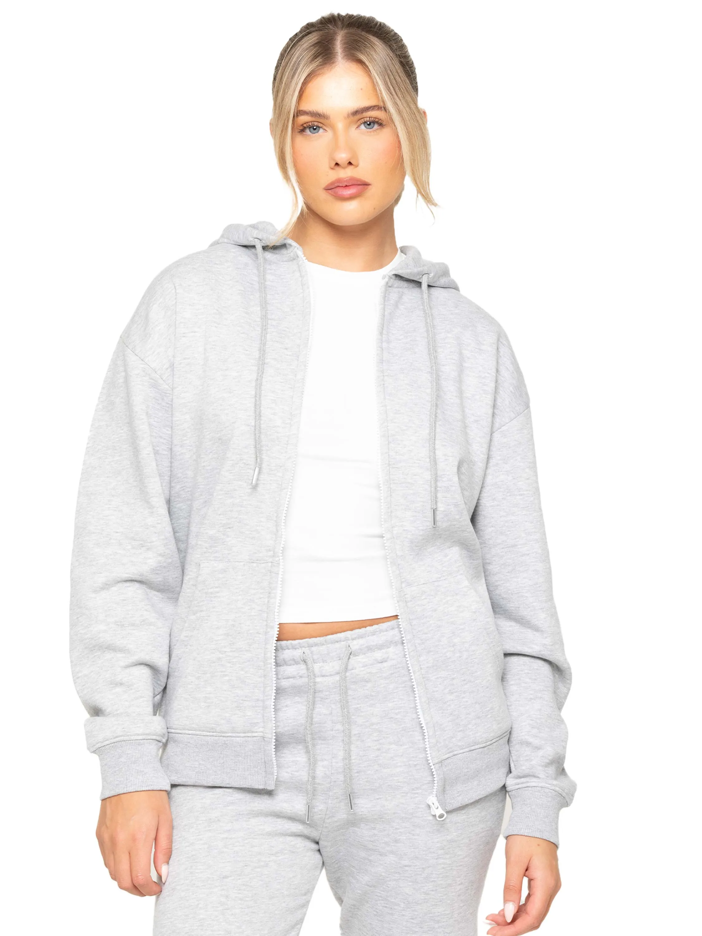 Enzo | Womens Oversized Zip Hoodie Tracksuit