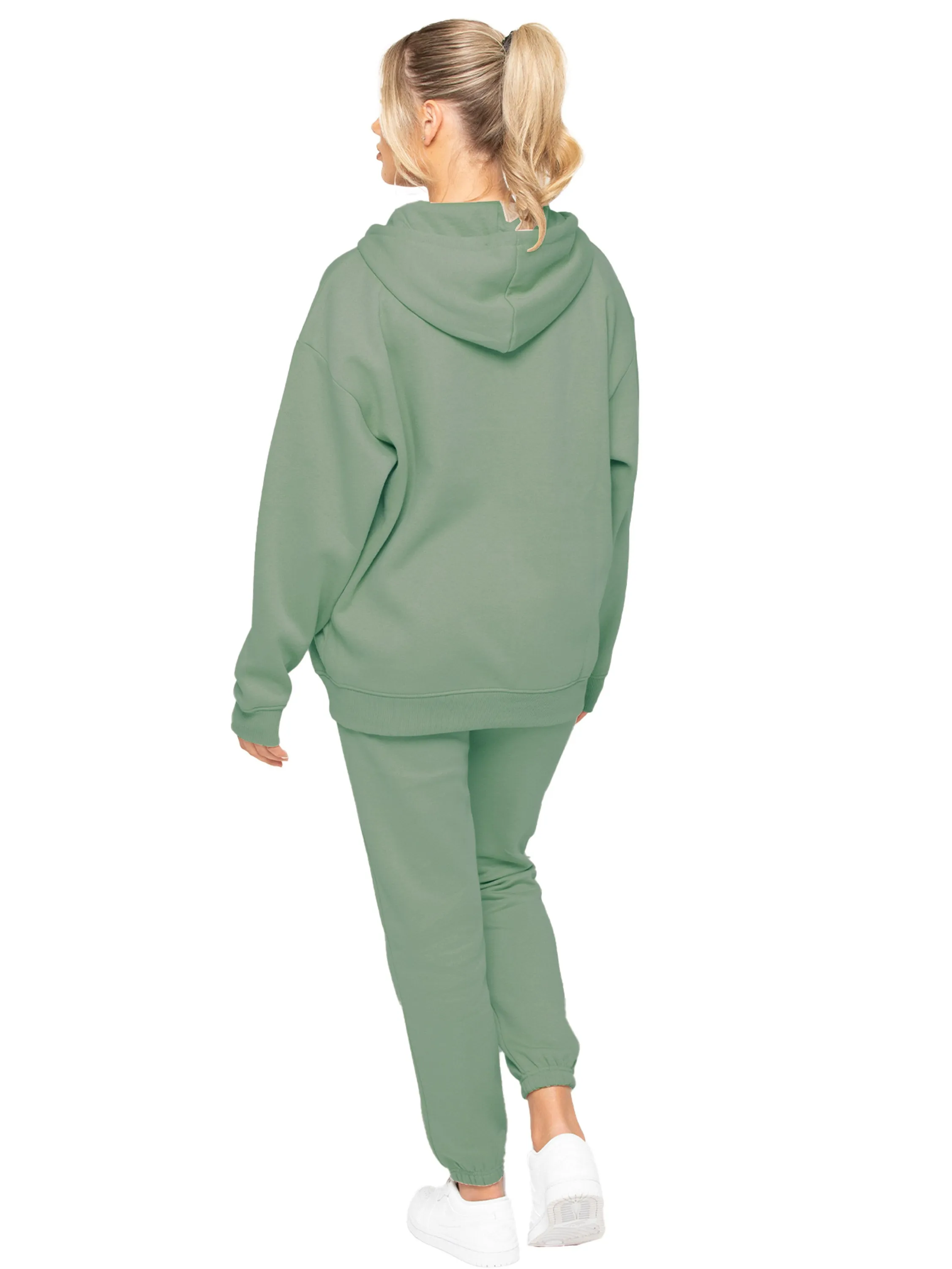 Enzo | Womens Oversized Zip Hoodie Tracksuit