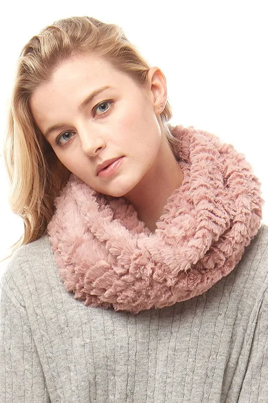 Faux Fur Infinity Scarf