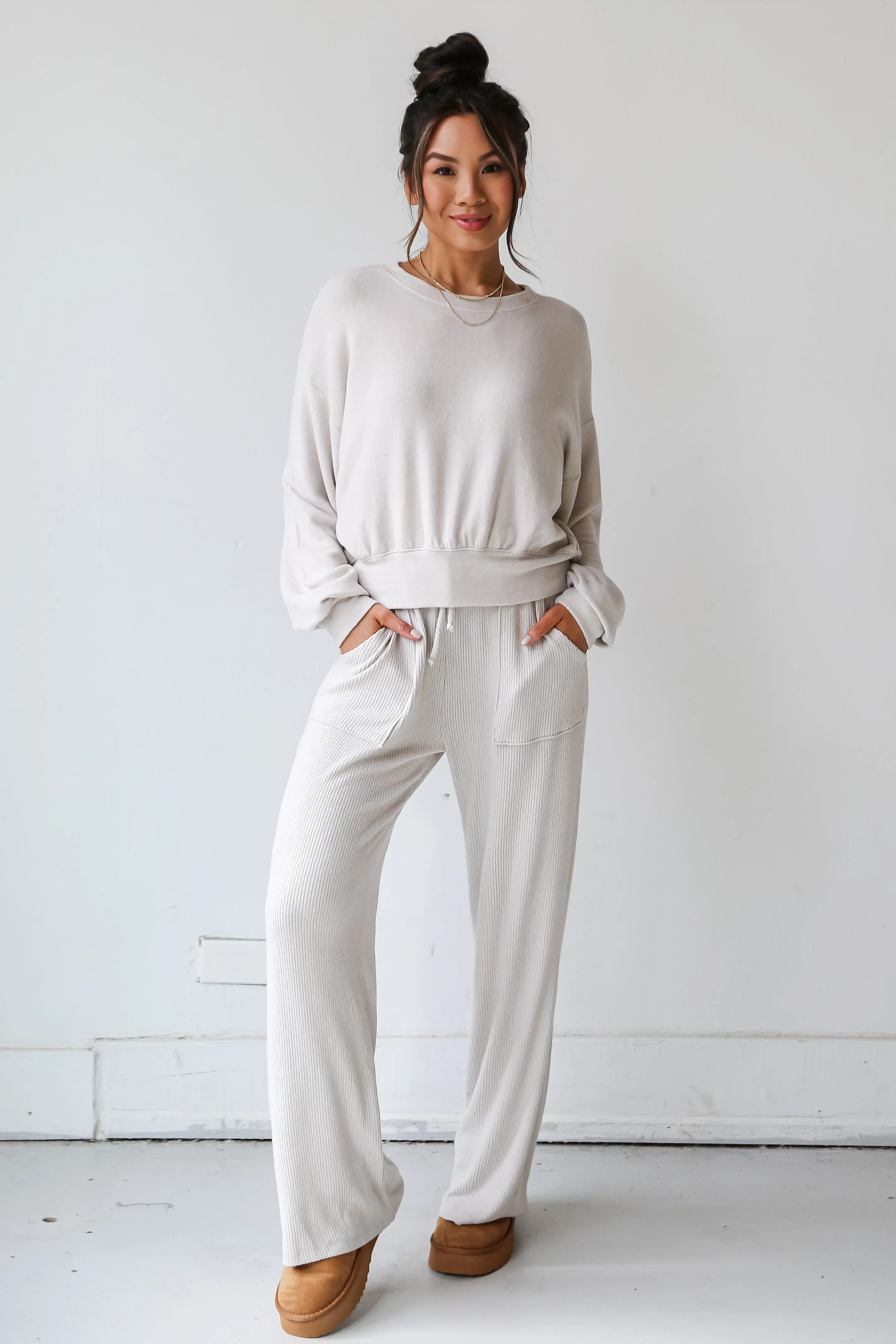 FINAL SALE - Homebody Brushed Knit Top - DOORBUSTER