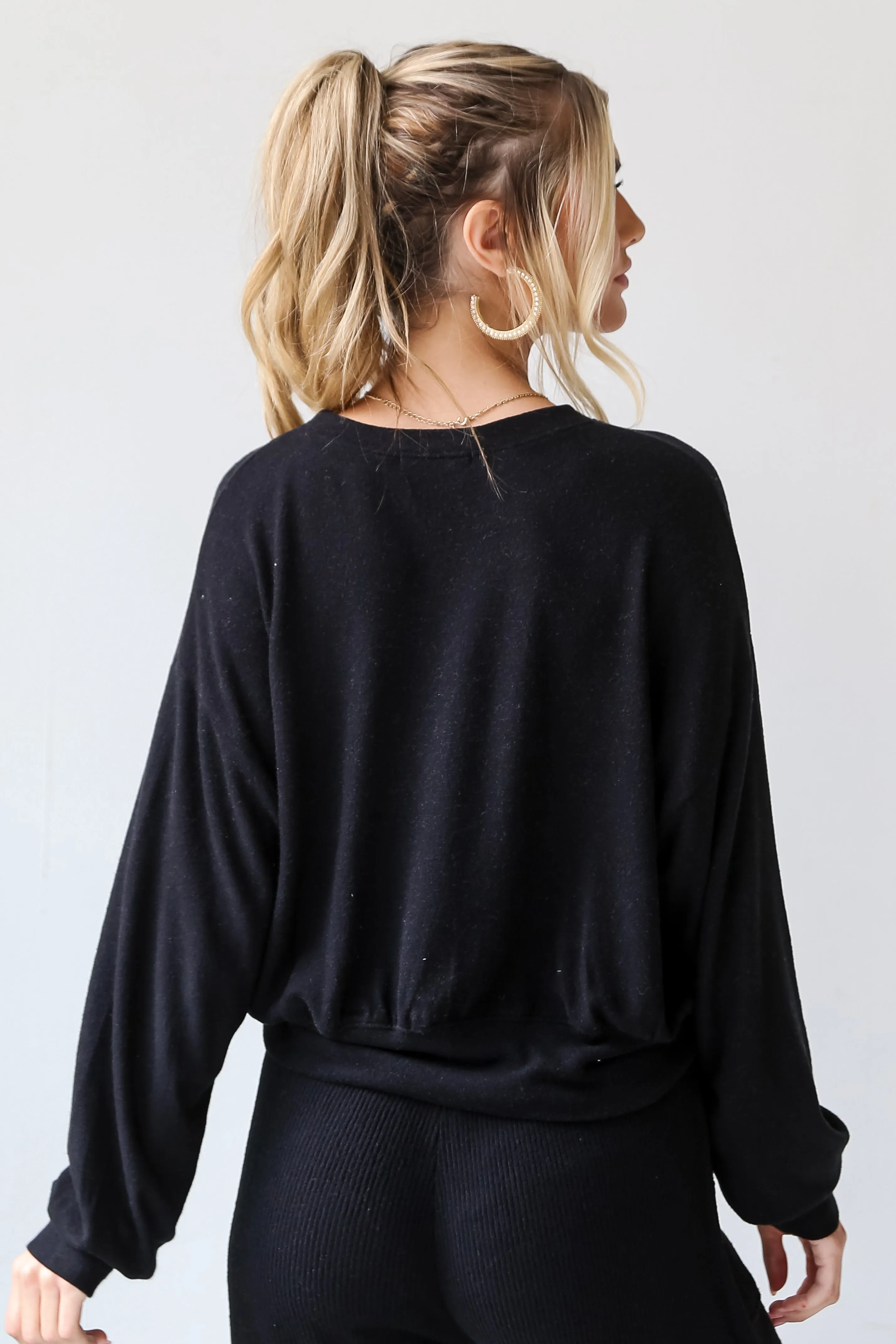 FINAL SALE - Homebody Brushed Knit Top - DOORBUSTER