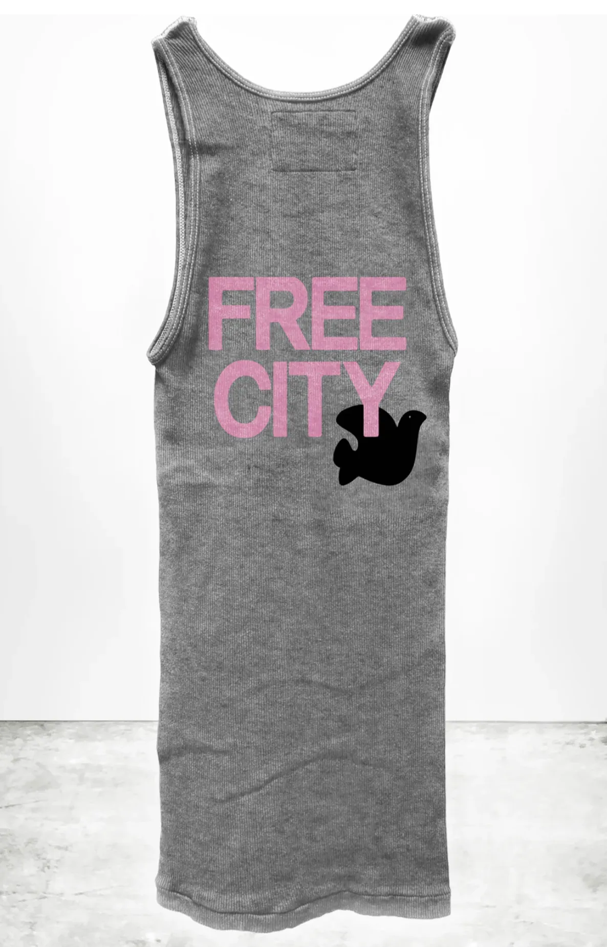 FREE CITY RTU/1999 SUPERVINTAGE TANK -  HEATHER PINK