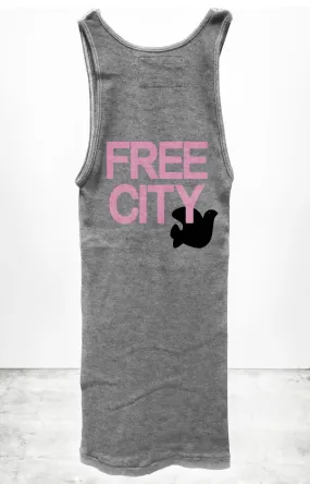 FREE CITY RTU/1999 SUPERVINTAGE TANK -  HEATHER PINK