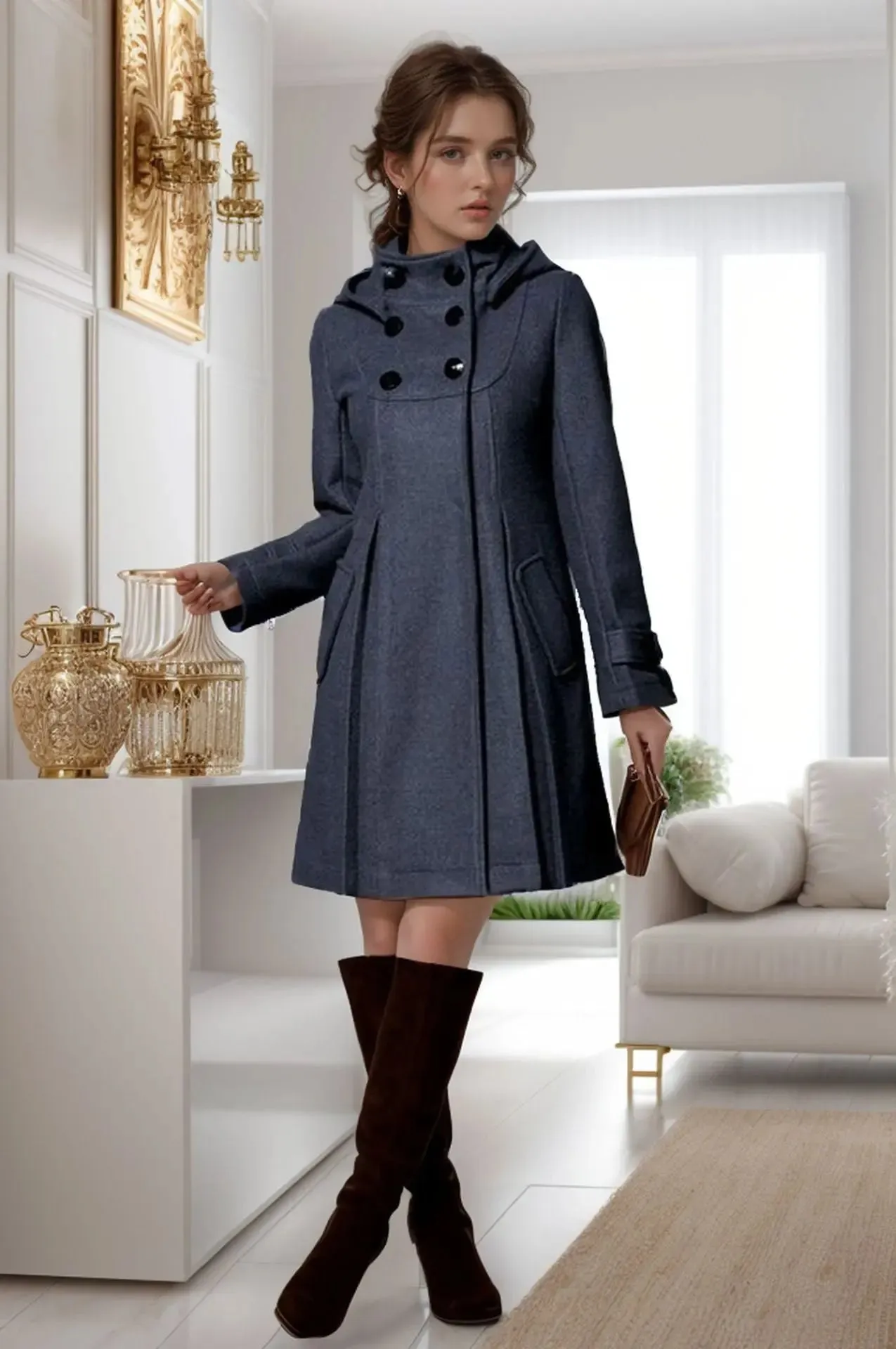 Gaia - Elegant Women's Dress Coat for Versatile Style and All-Day Comfort