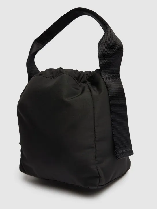 GANNI   Recycled tech top handle bag 