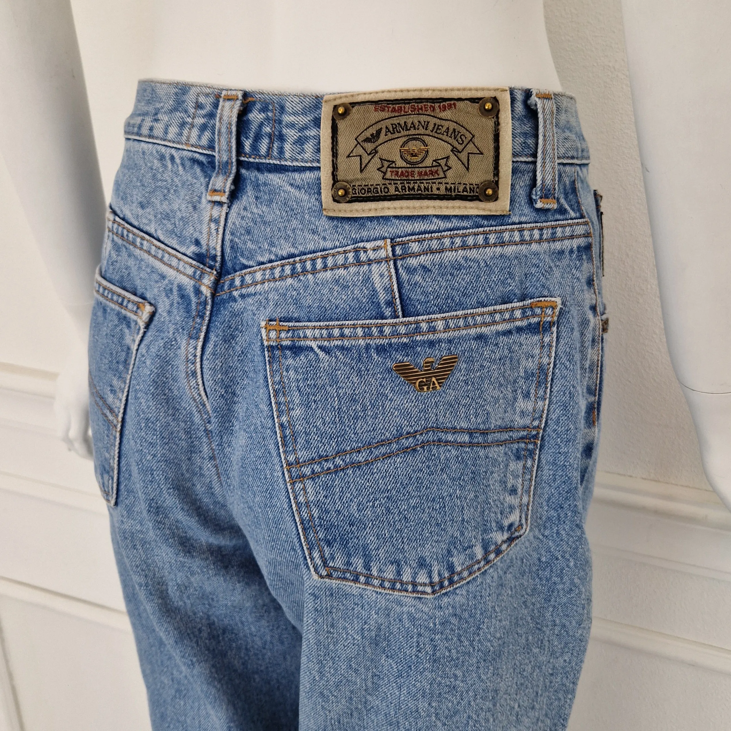 Giorgio Armani | jeans vintage lavaggio chiaro