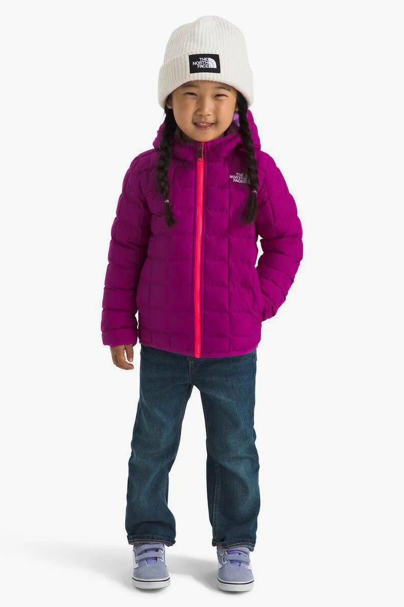 Girls Jacket North Face Reversible Thermoball Deep Mulberry