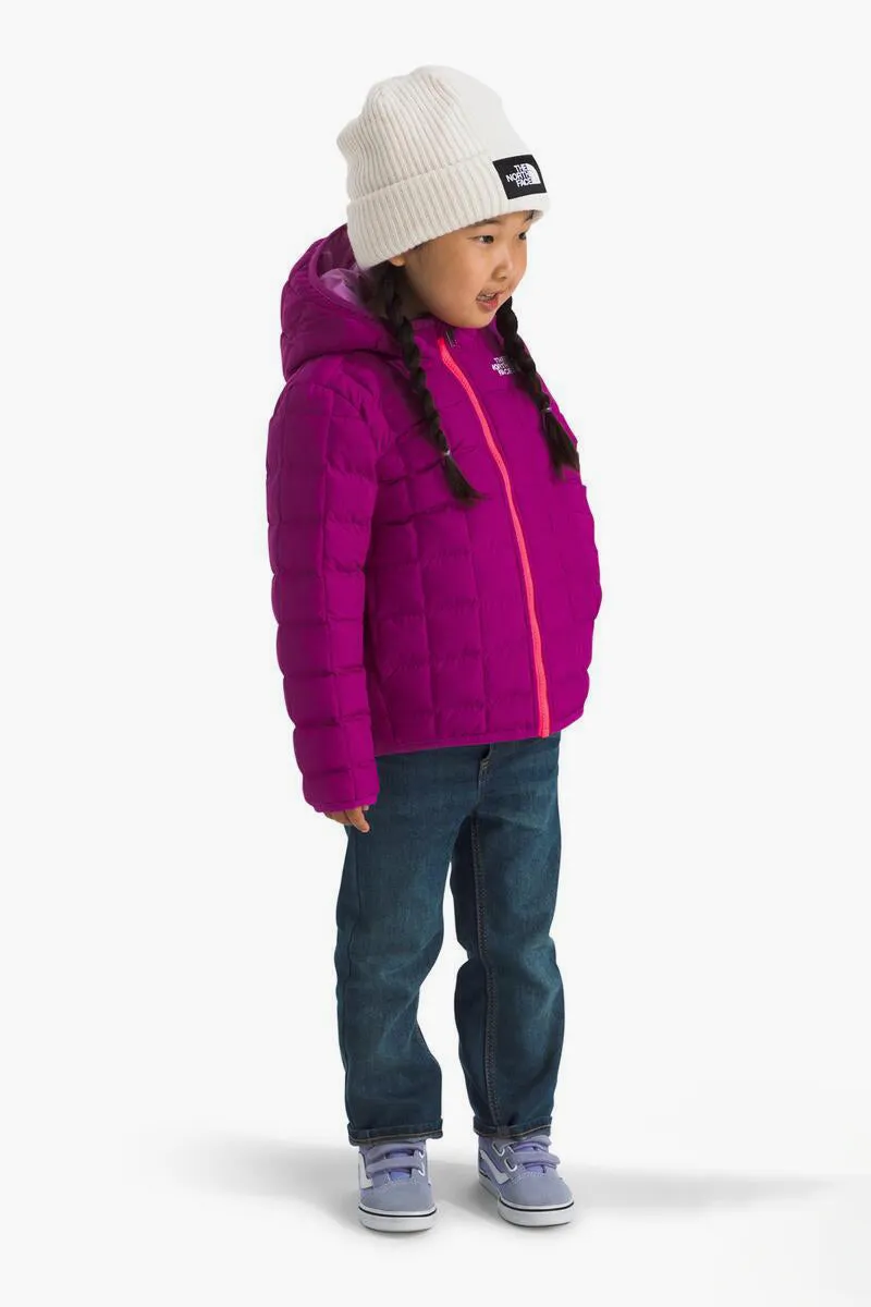 Girls Jacket North Face Reversible Thermoball Deep Mulberry