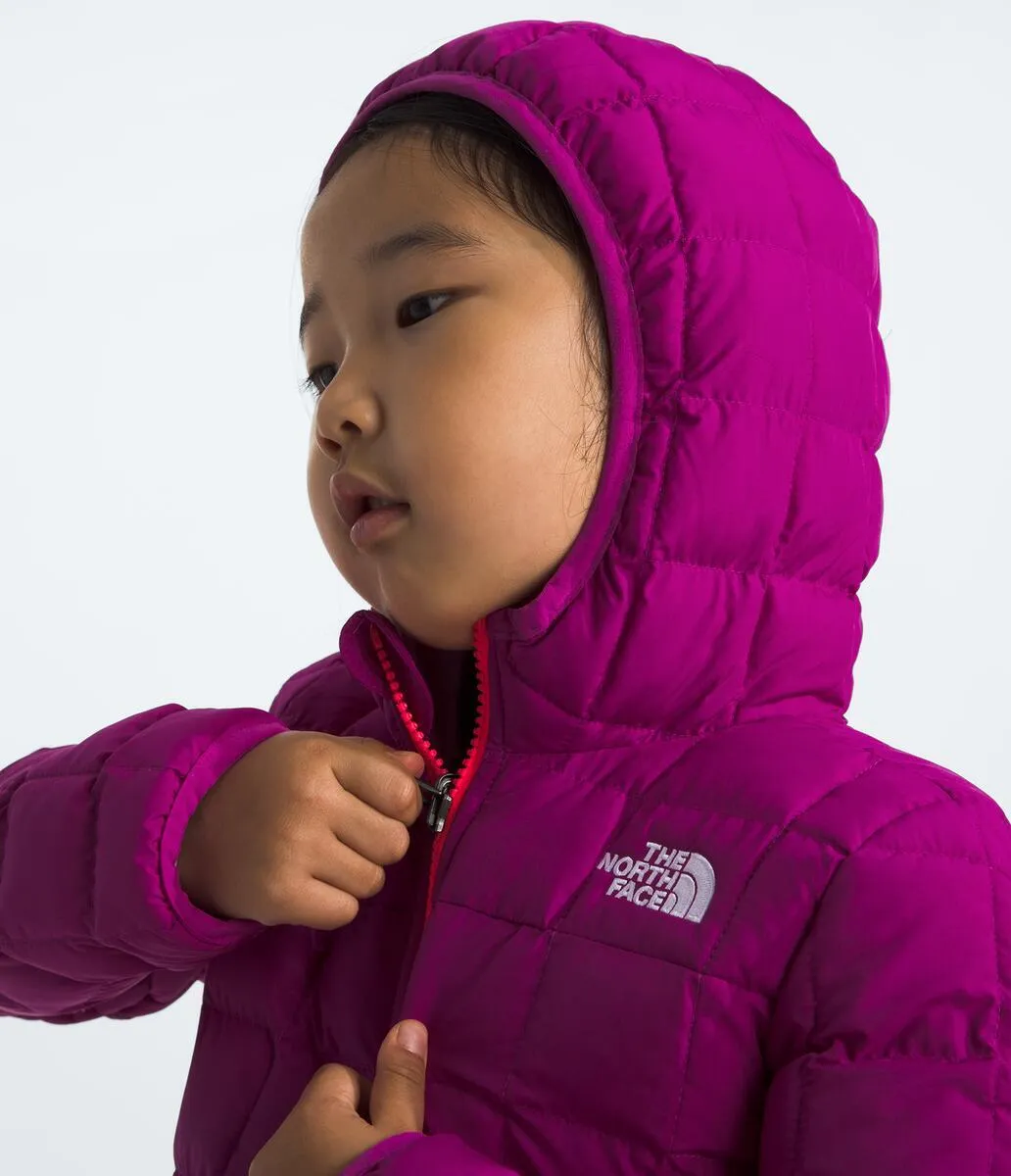 Girls Jacket North Face Reversible Thermoball Deep Mulberry