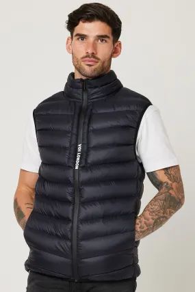 Greenfield Puffer Gilet - Black