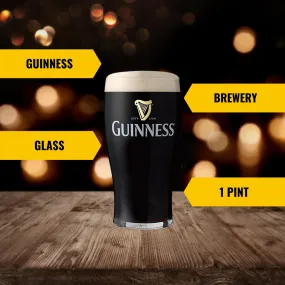 Guinness Official Branded Pint Glass