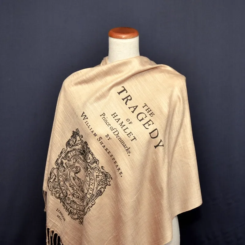 Hamlet Scarf/Shawl. William Shakespeare