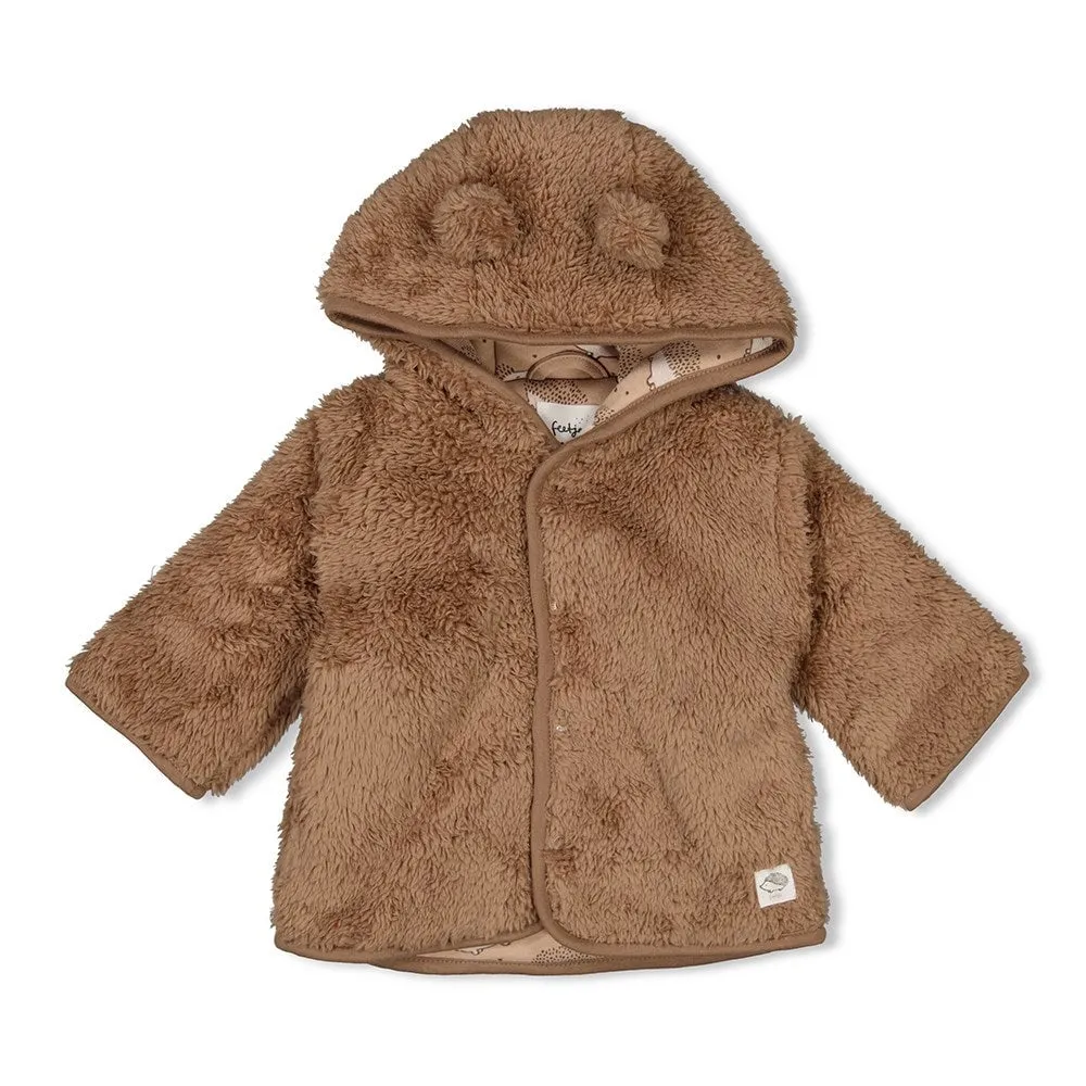 HEDGE HUGS - Reversible Soft Teddy and Peached Jersey Fashion Jacket